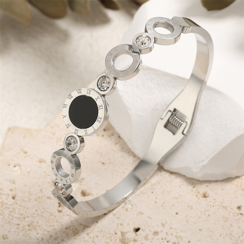 Bracelet en acier au titane pour femme