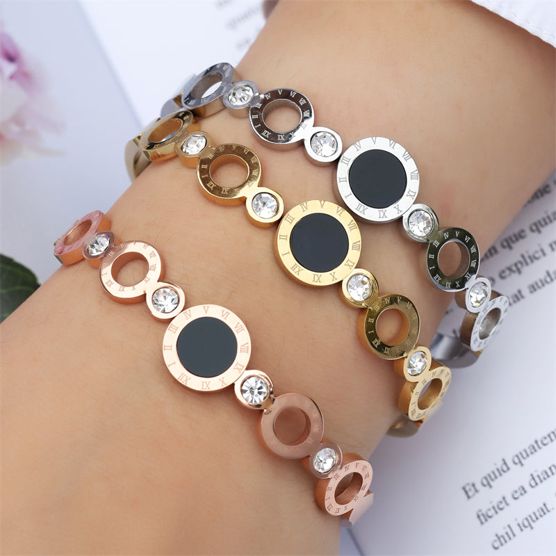 Bracelet en acier au titane pour femme