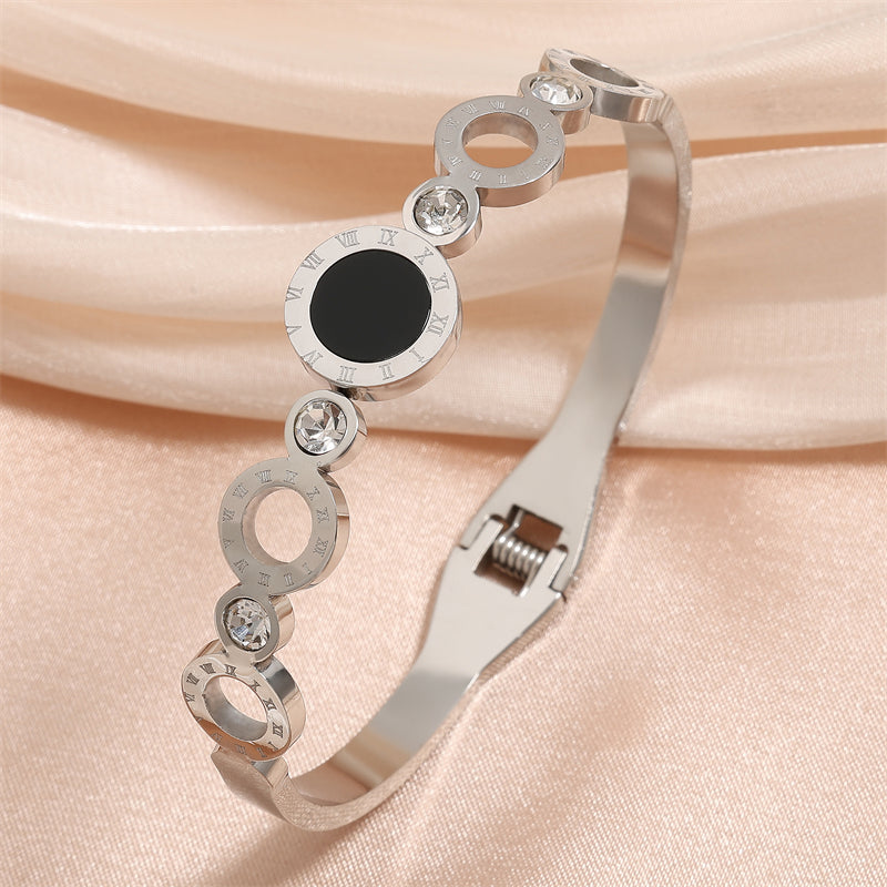 Bracelet en acier au titane pour femme