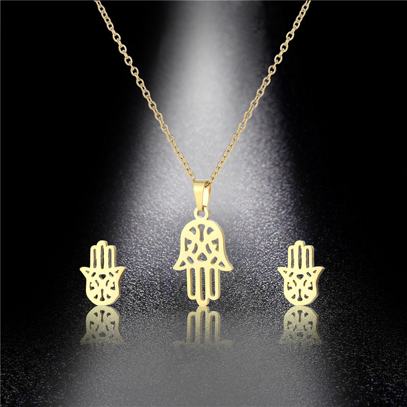 Collier pendentif Hamsa turc porte-bonheur pour hommes et femmes