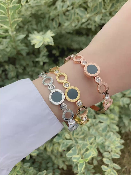 Bracelet en acier au titane pour femme