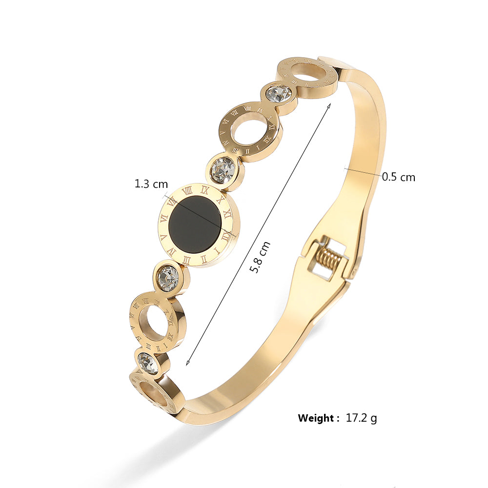 Bracelet en acier au titane pour femme